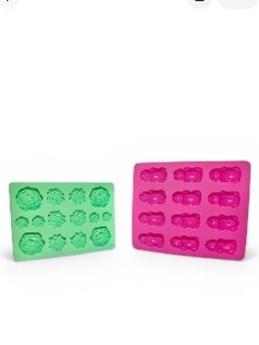 Wilton Succulent Mold + Pig Silicone Candy Chocolate Mold Set of 2